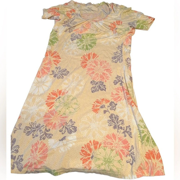 Soma night gown, size Small. Floral print cotton pajamas. - Picture 1 of 2